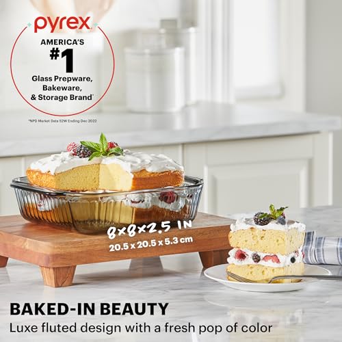 Smoke Glass Baking Dish with Lid Q324556