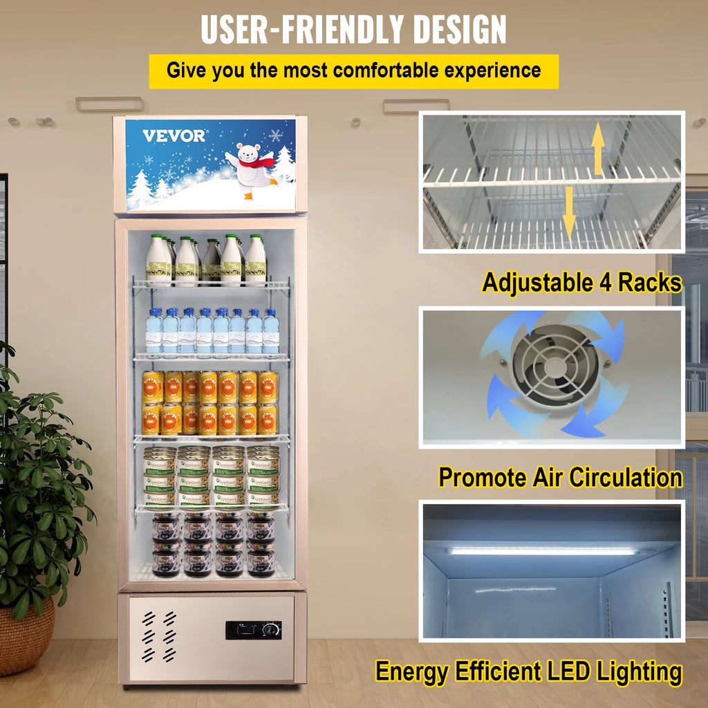 Commercial Refrigerator Glass Door 8 cu.ft. J922787