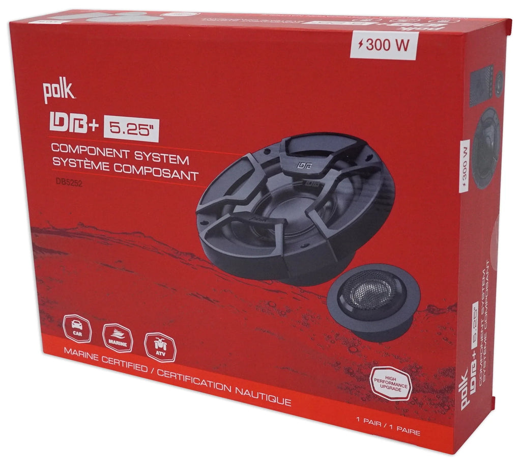 5.25 Component Car Marine Motorcycle Speakers B40119