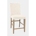 Solid Wood Upholstered Counter Height Stool Set of 2 A738