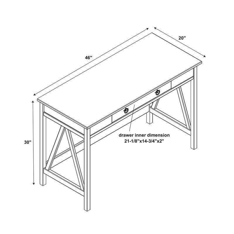 Driftwood Writing Desk W96539