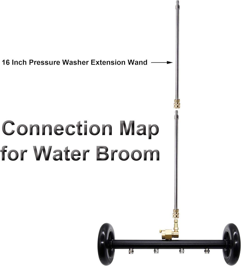 16 Inch Undercarriage Cleaner for Pressure Washer, 4000 PSI U15868