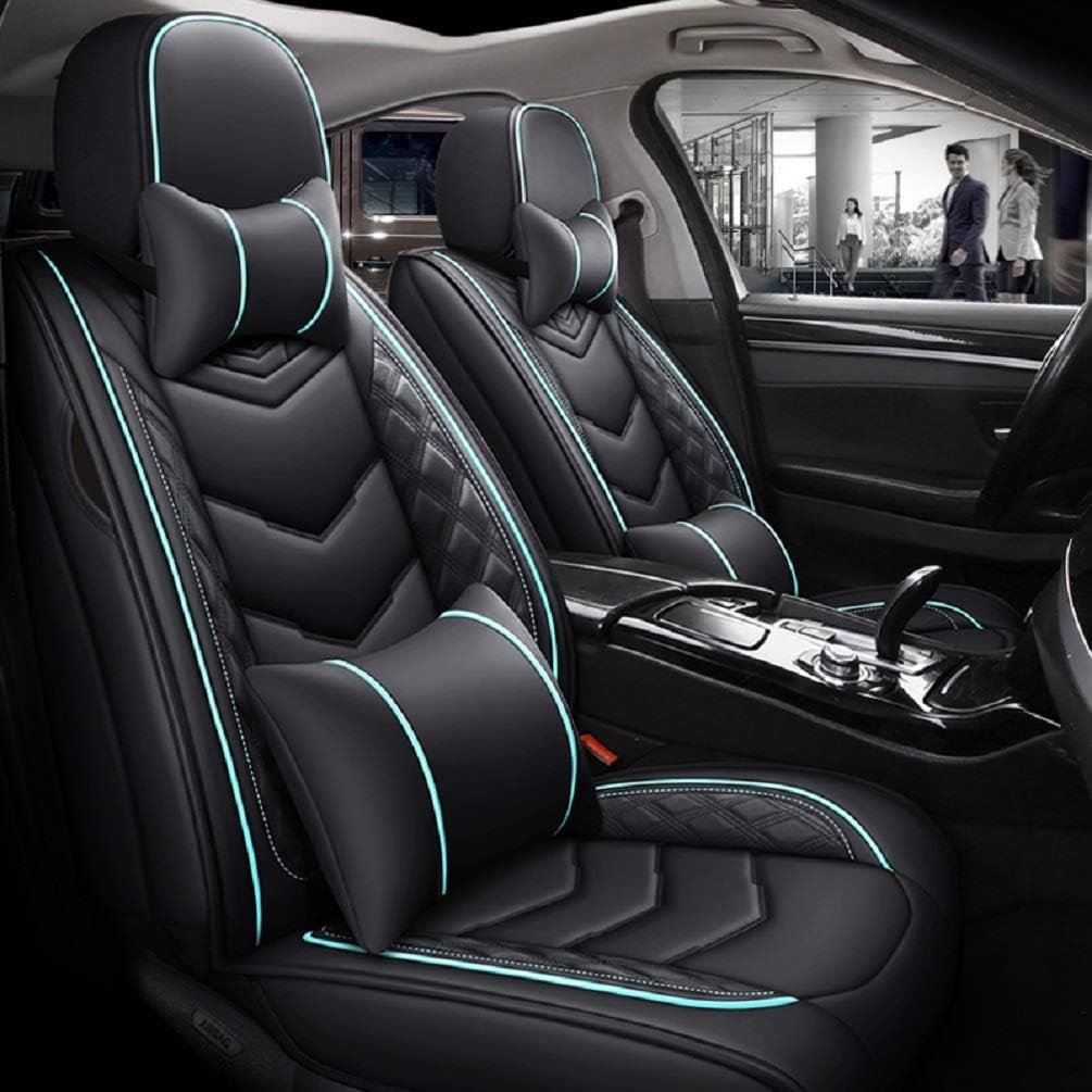 PU Leather Car Seat Cover 5-Seater D995843