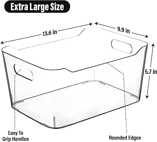 Clear Plastic Storage Bins I467719