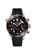 Black 44mm Chronograph Diver I428