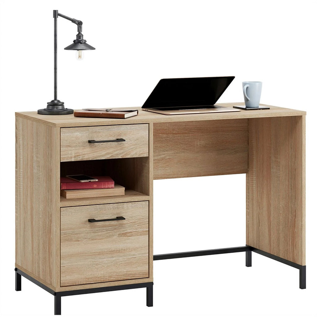Engineered Wood Desk in Charter Oak Finish T650