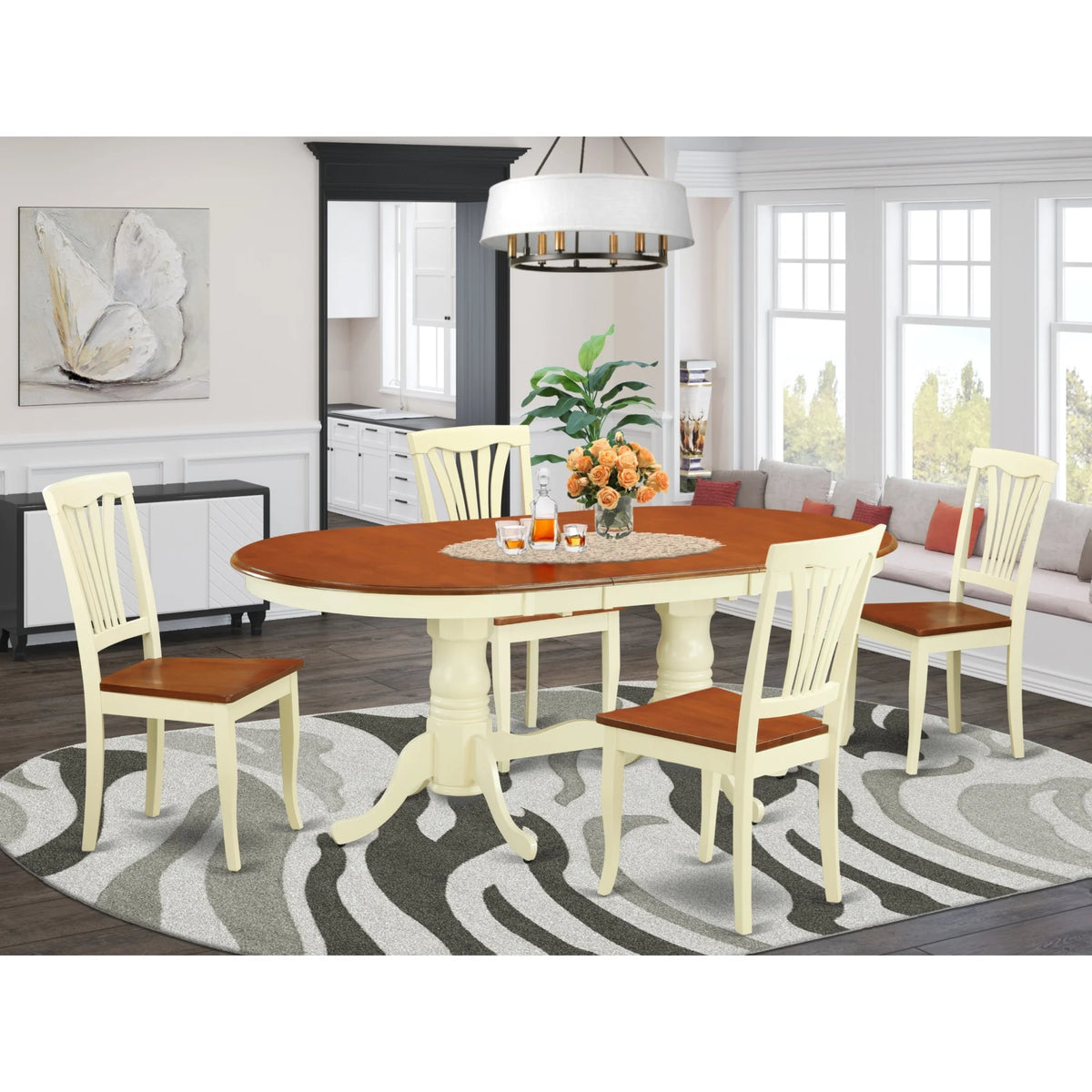 5-piece Wood Dining Set T63972