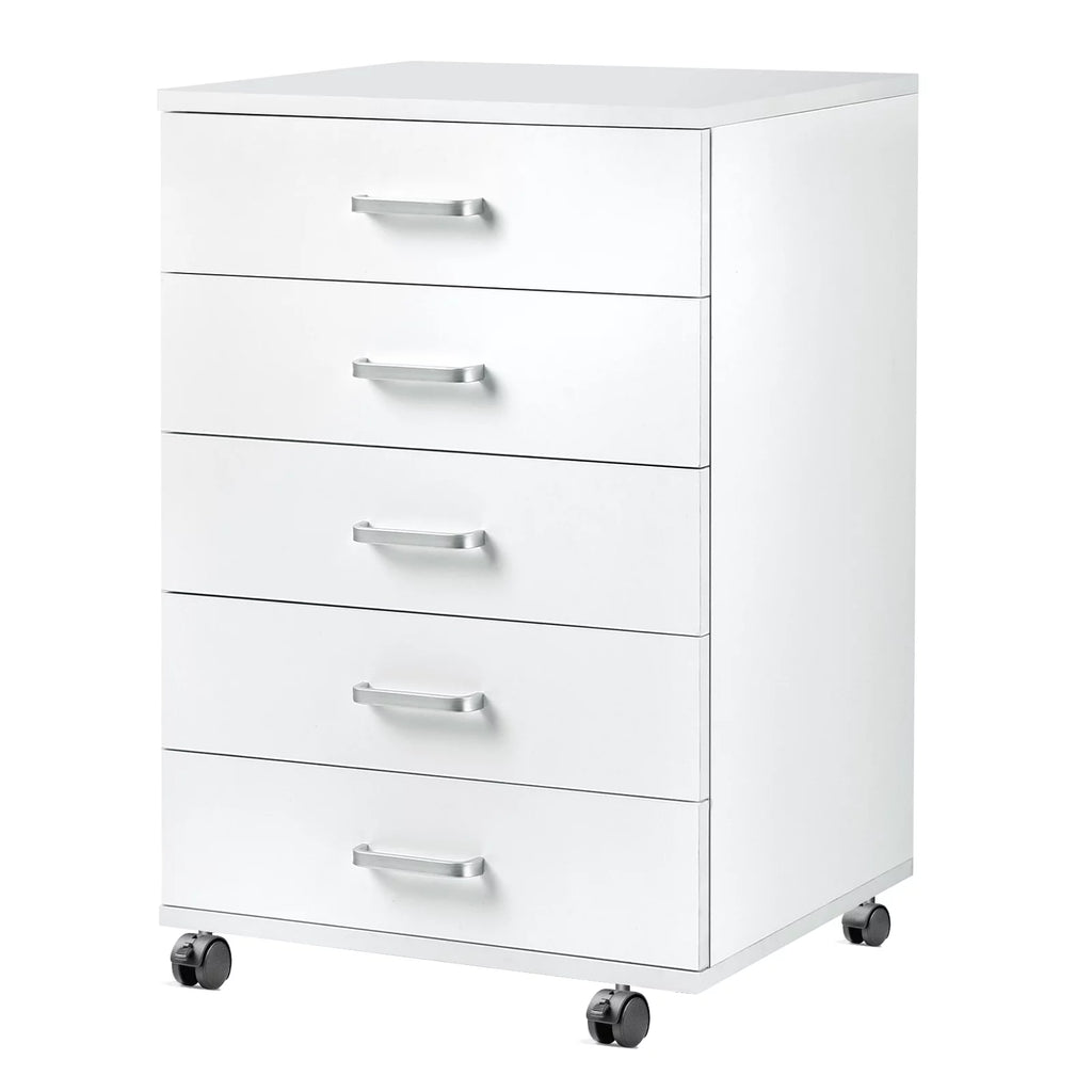 White 5 Drawer Storage Dresser H27232