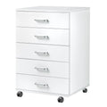 White 5 Drawer Storage Dresser H27232