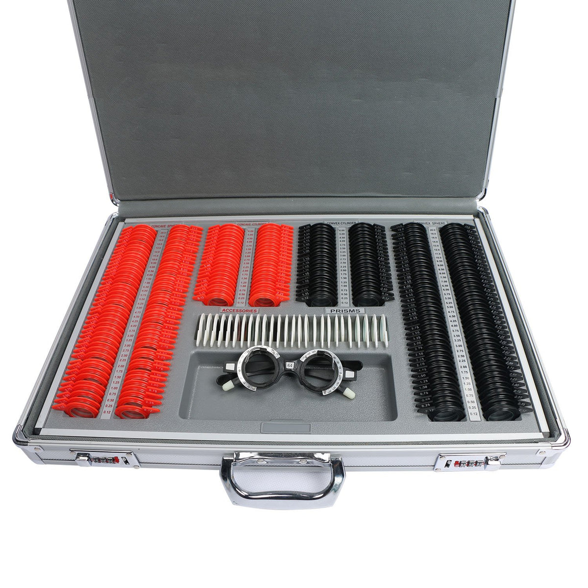 266 pcs Optical Trial Lens Set with Aluminium Case O675413