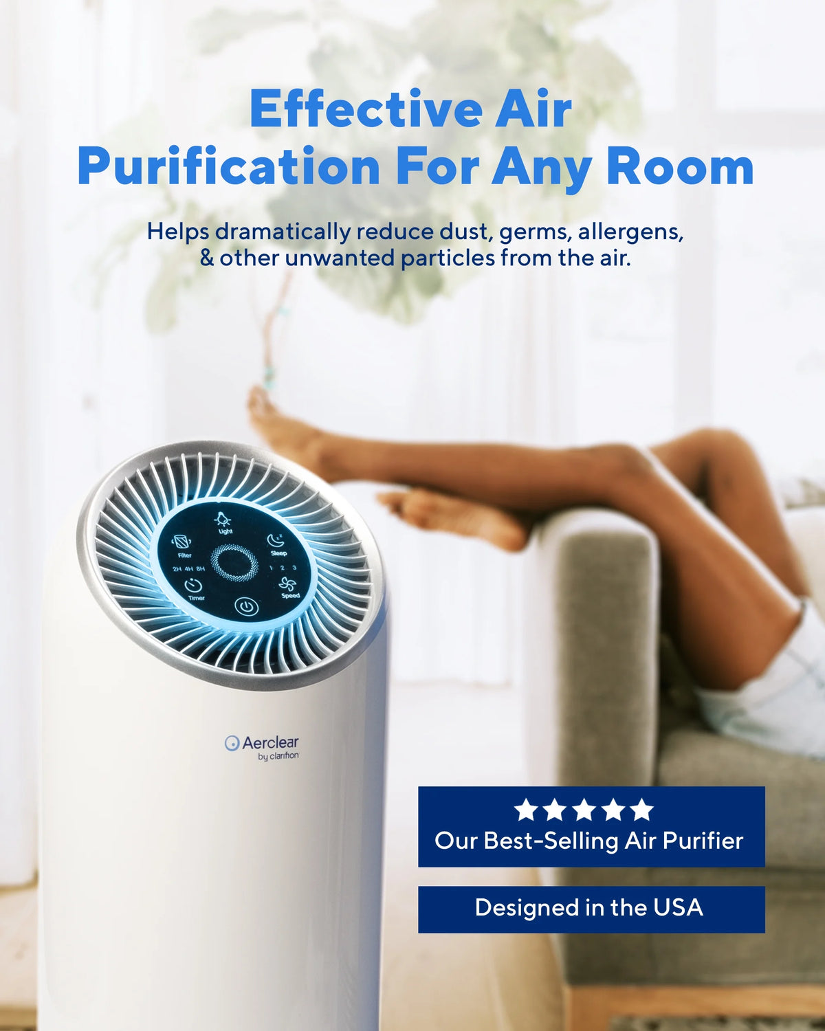 True HEPA Filter Air Purifier Y660