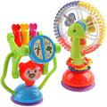 Baby Rattle Toys with Suction Cup Grab Shaker and Spin M990