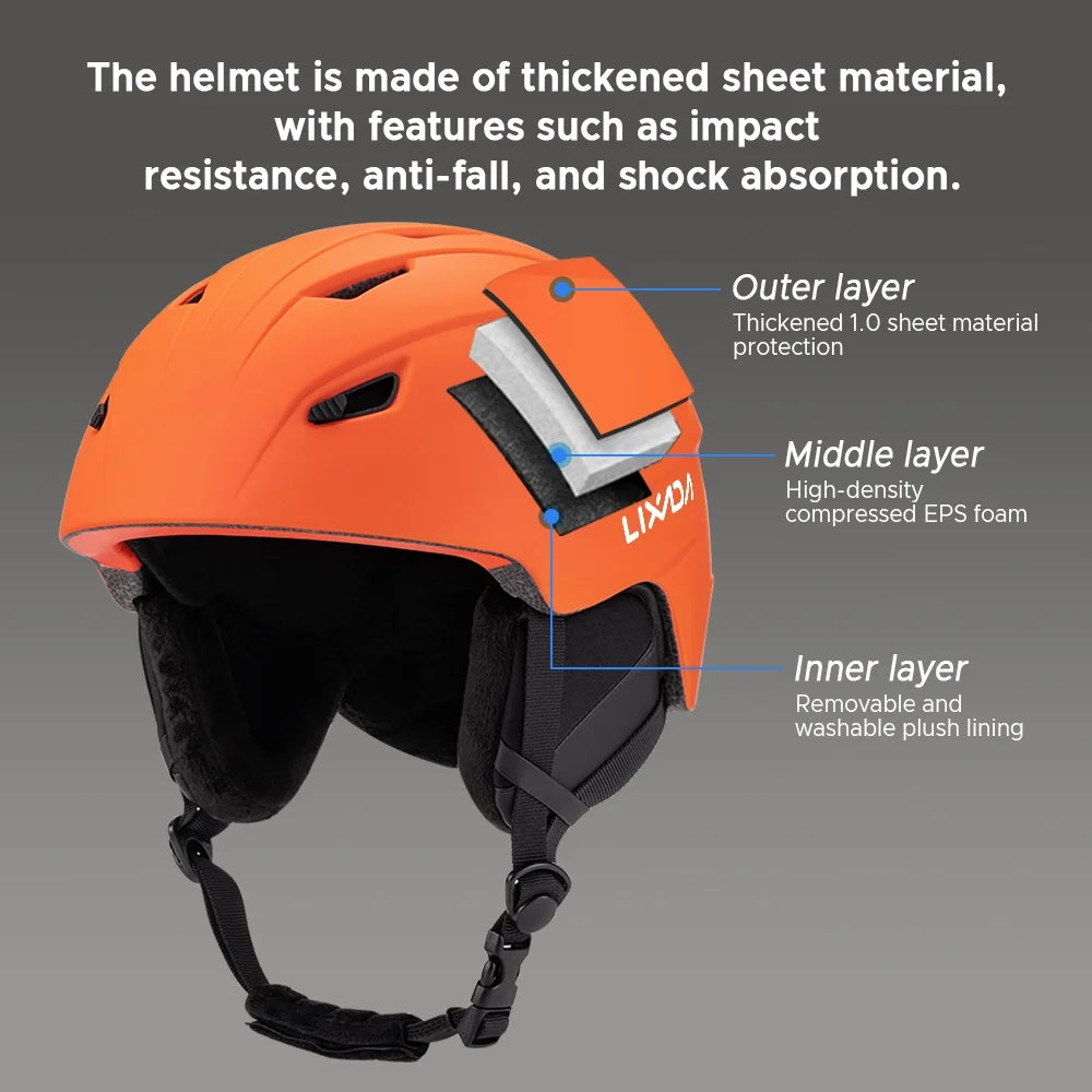 Adjustable Lightweight Ski Helmet I299