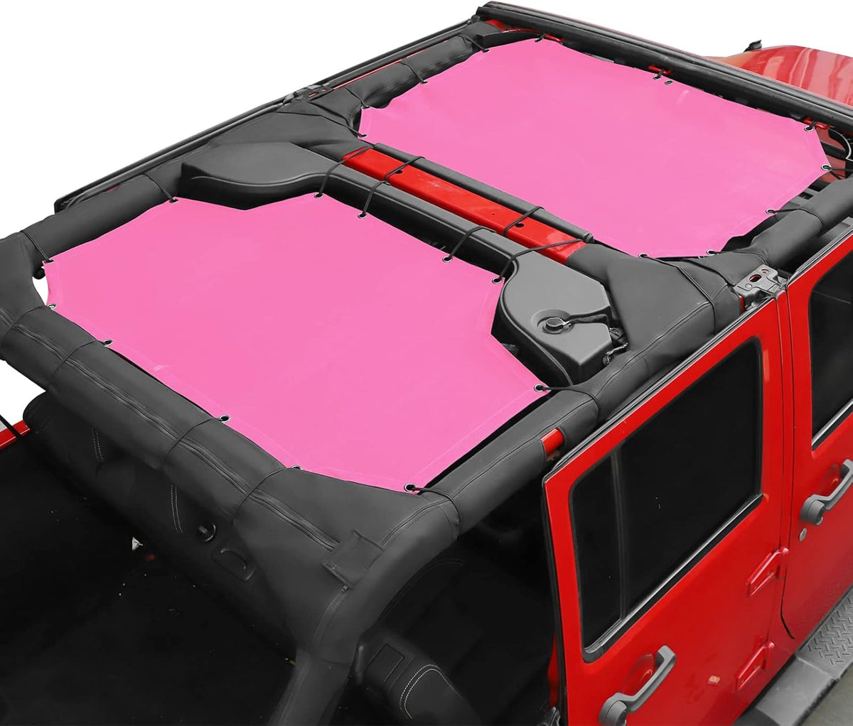 Jeep Wrangler JK Unlimited 4 Door Front & Rear 2 Piece Sun Shade Mesh N39666