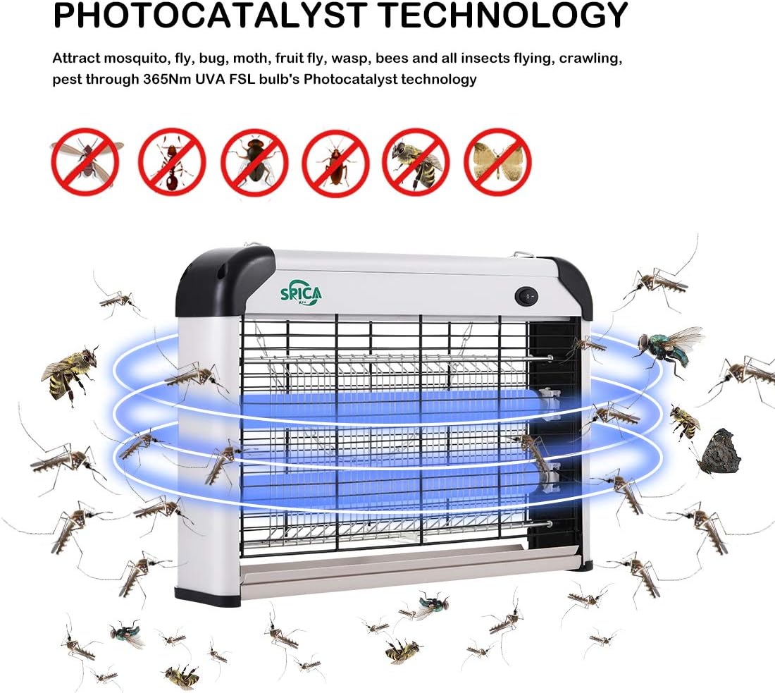 20W Electric Bug Zapper Insect Killer Pack of 2 N854
