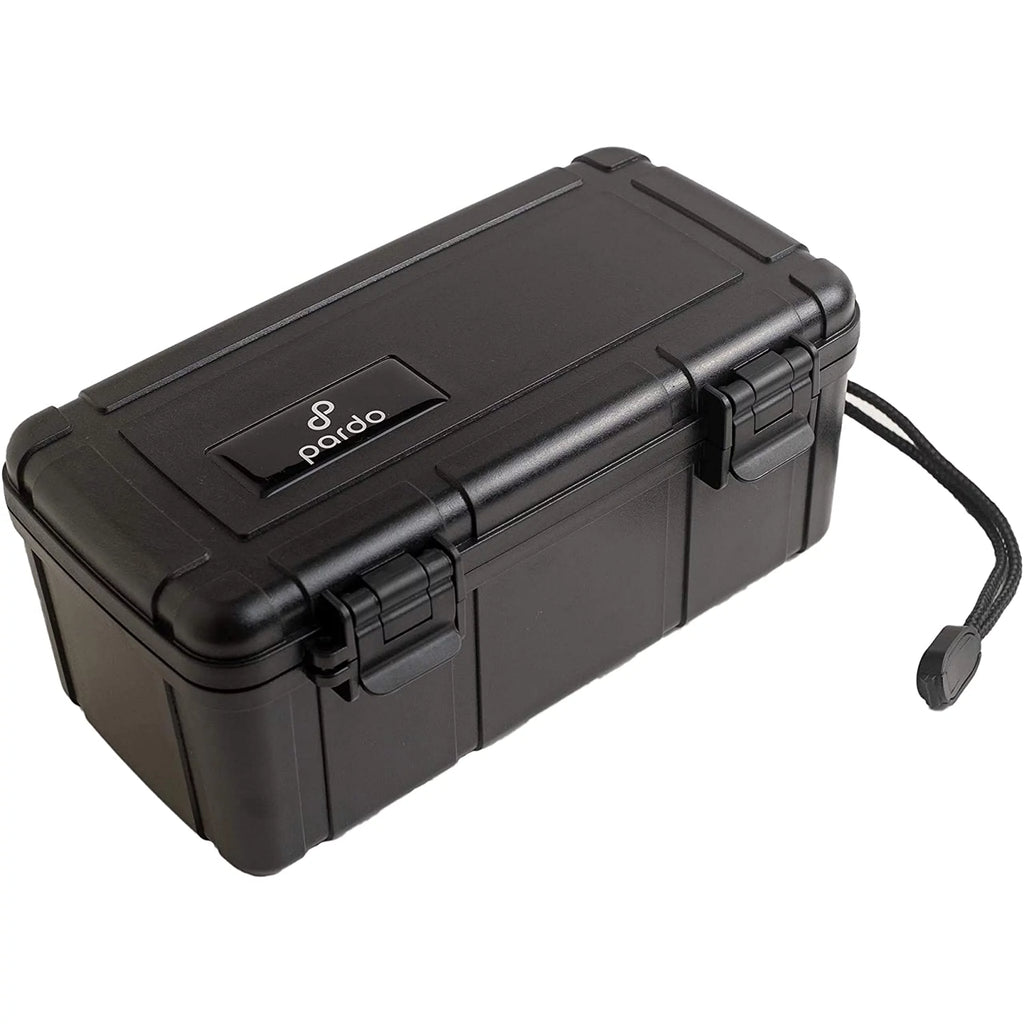 Black 15 Count Cigar Travel Humidor Case P5323