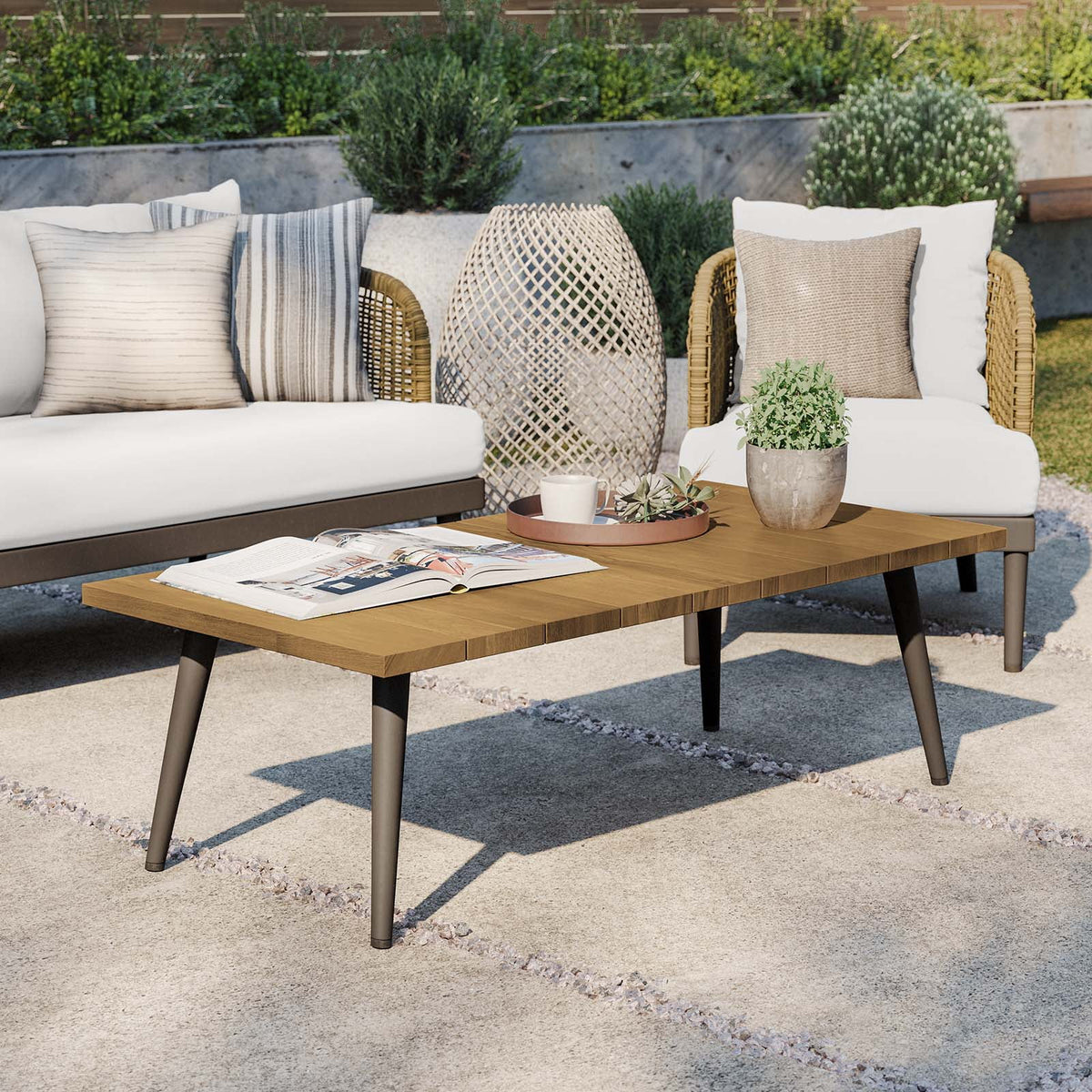 Teak Wood Coffee Table W449