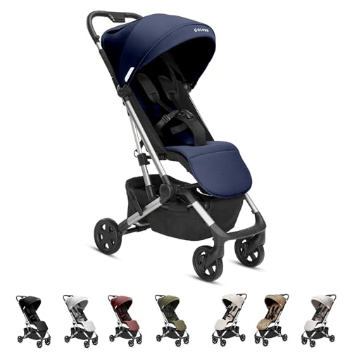Compact Lightweight Foldable Stroller with Rain Cover and Cup Holder (Black) P1338