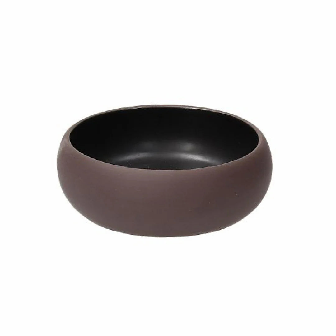 Black Teal Fruit Bowl 12cm U90733