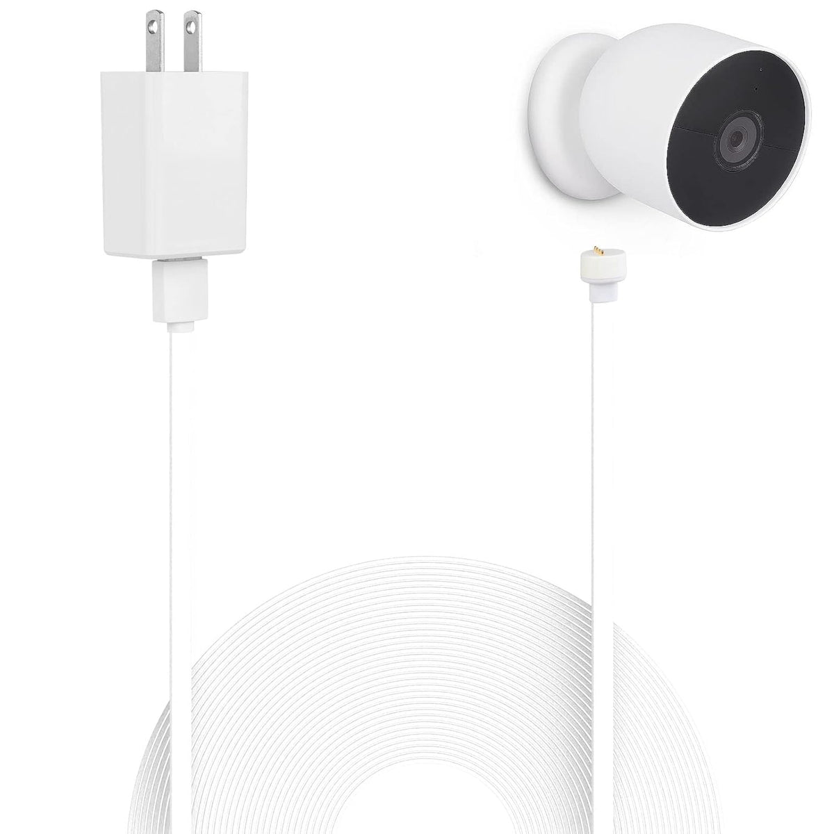 25 ft Weatherproof Charging Cable 3Pack-White G966