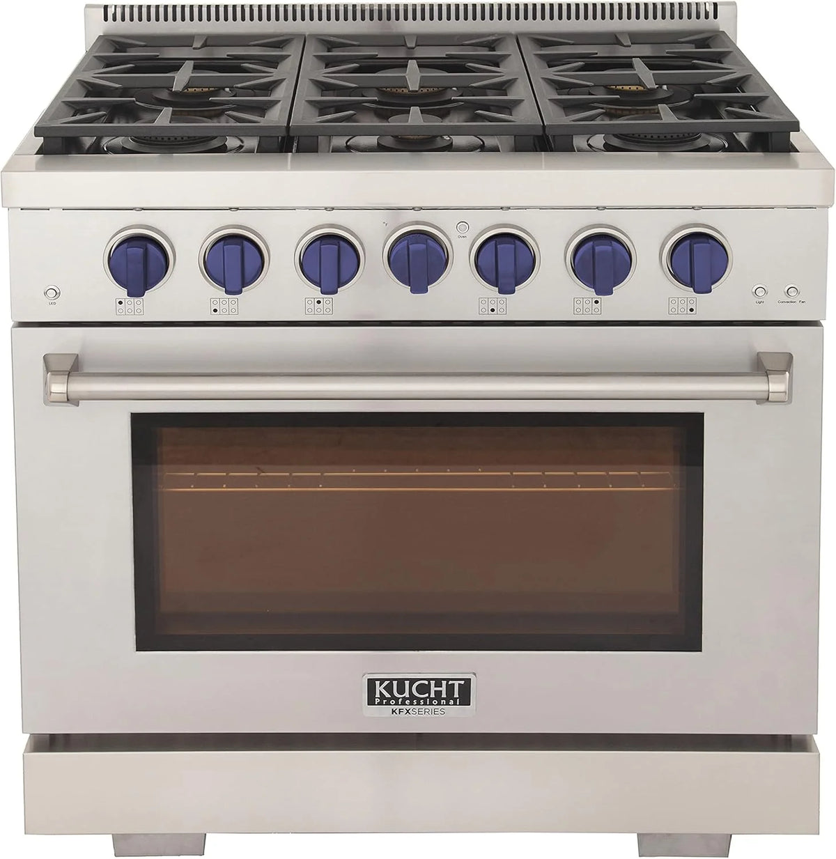 36 5.2 cu. ft. Natural Gas Range in Stainless Steel F892873