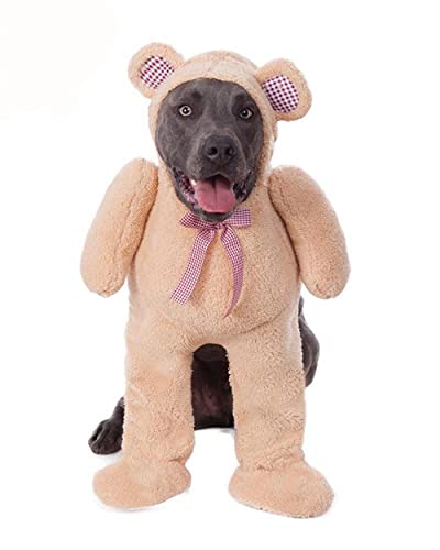 Walking Teddy Bear Pet Costume Large C688652