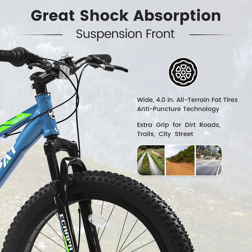 24 inch Fat Tire Mountain Bike A6360