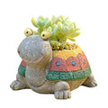 Turtle Resin Succulent Planter V8466