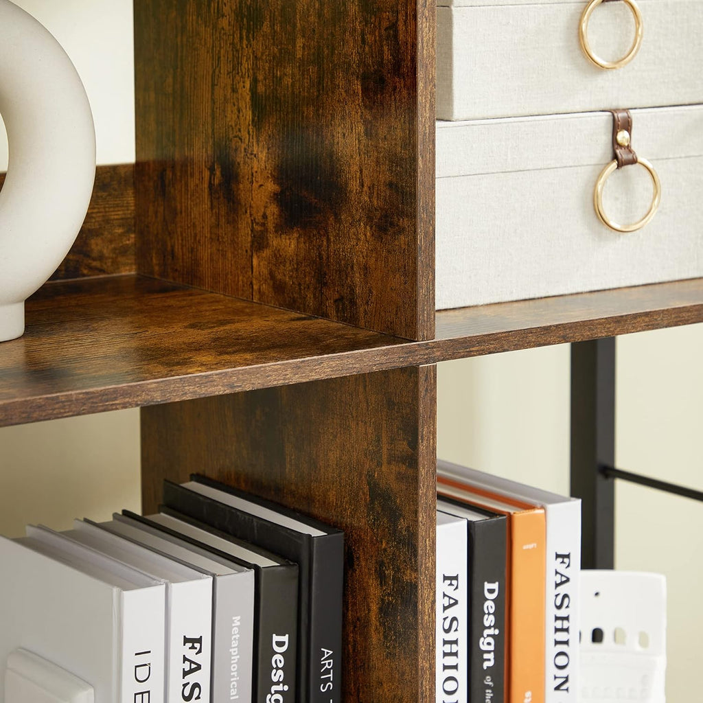 4-Tier Bookcase with 8 Cubes J560