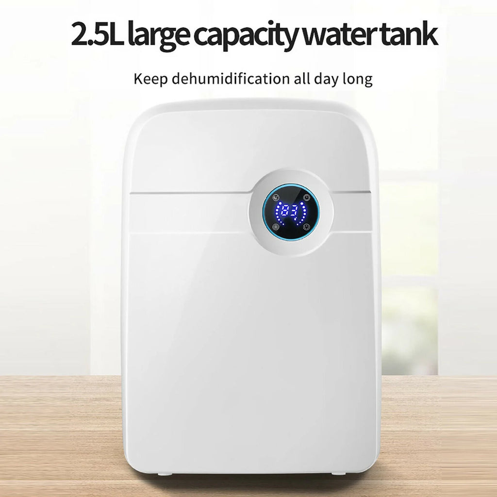 2.5L Water Tank Dehumidifier with Drain Hose F280