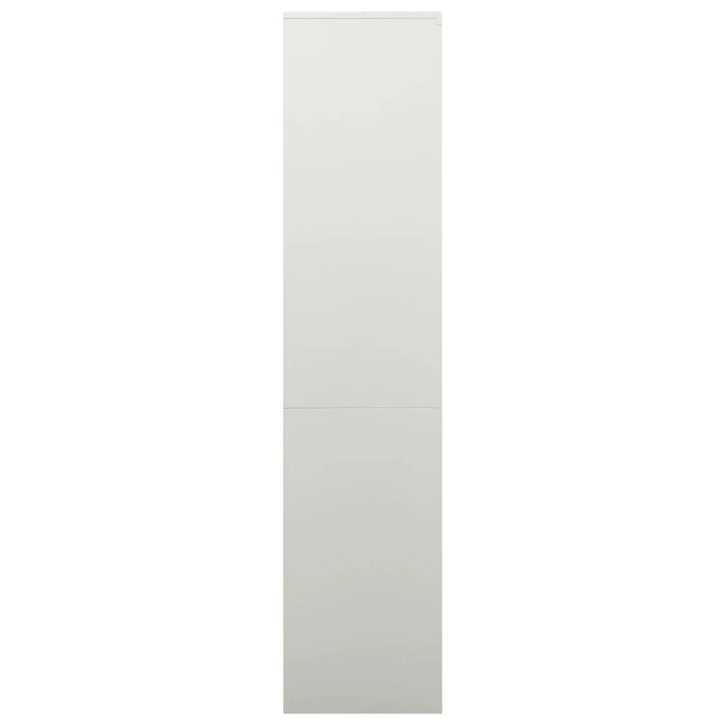 Light Gray File Storage Cabinet with 3 Adjustable Shelves S526976