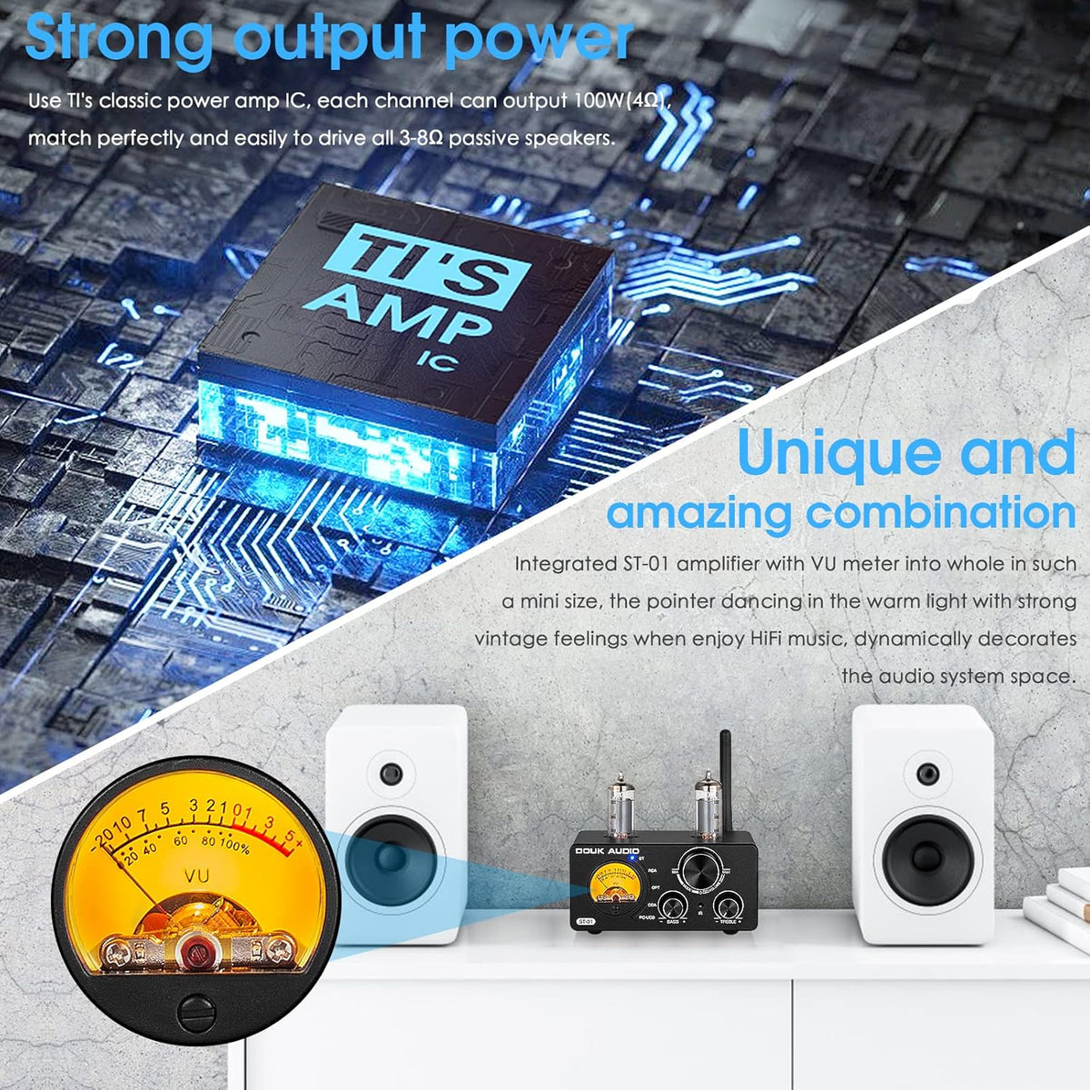 200W Bluetooth Vacuum Tube Amplifier P2286