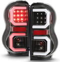 For 2004-2009 Dodge Durango Black Housing LED Tube Tail Lights Assembly G126793