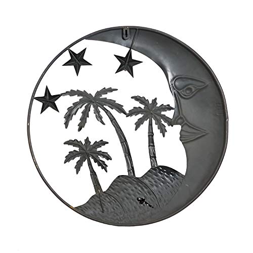 Metal Sun Moon Wall Decor P856