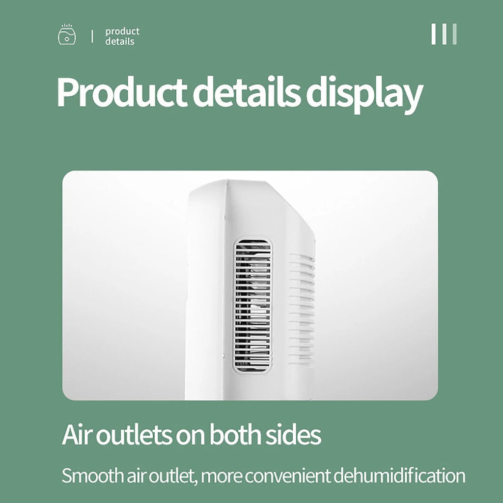 2.5L Water Tank Dehumidifier with Drain Hose F280