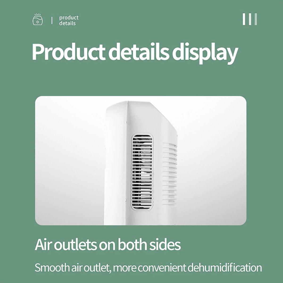 2.5L Water Tank Dehumidifier with Drain Hose F280