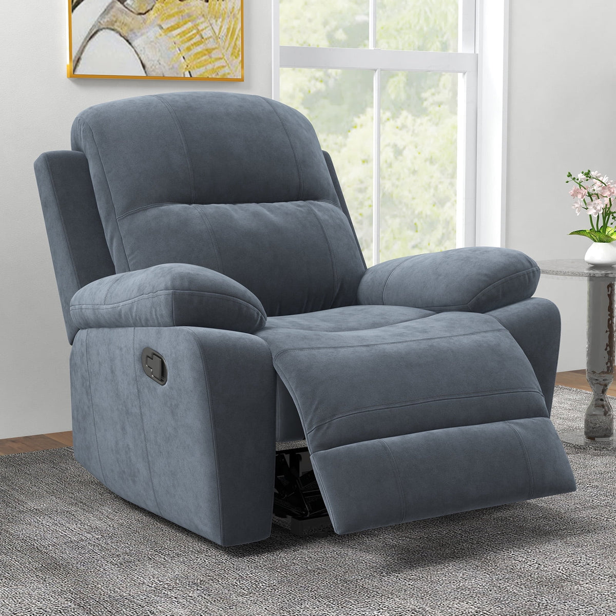 Gray Fabric Recliner Chair I70796