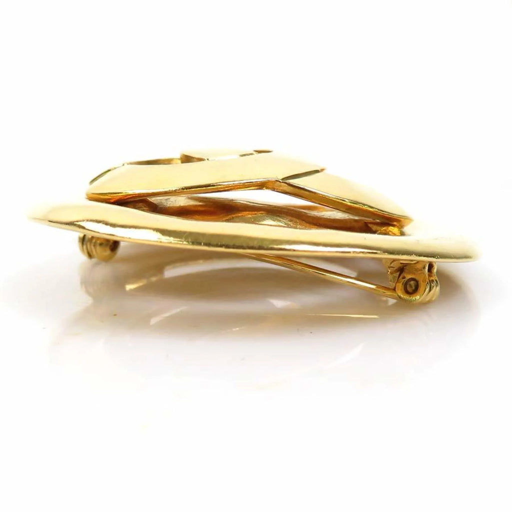 Pre-Owned Gold Metal Brooch Y1717