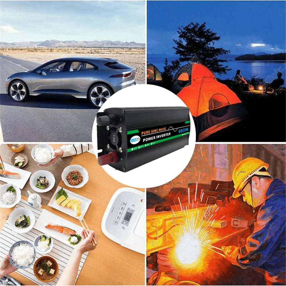 Pure Sine Wave Inverter 12V To 6000W B386117