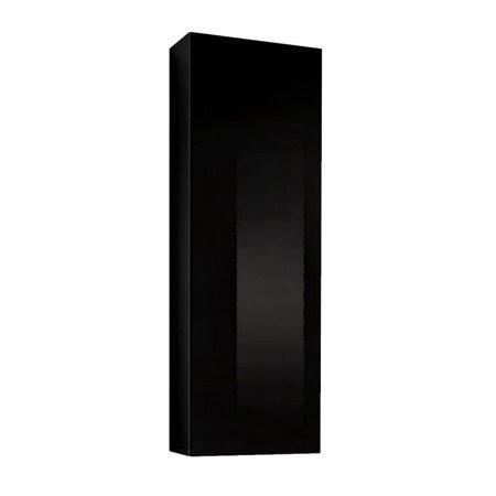 Black Modular Wall Mounted Floating Bookcase Cabinet H516