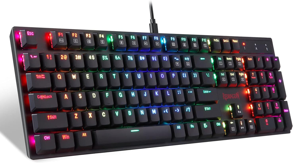 Wireless Bluetooth Mechanical Gaming Keyboard with RGB Backlit Blue Switches Pack of 2 Z748