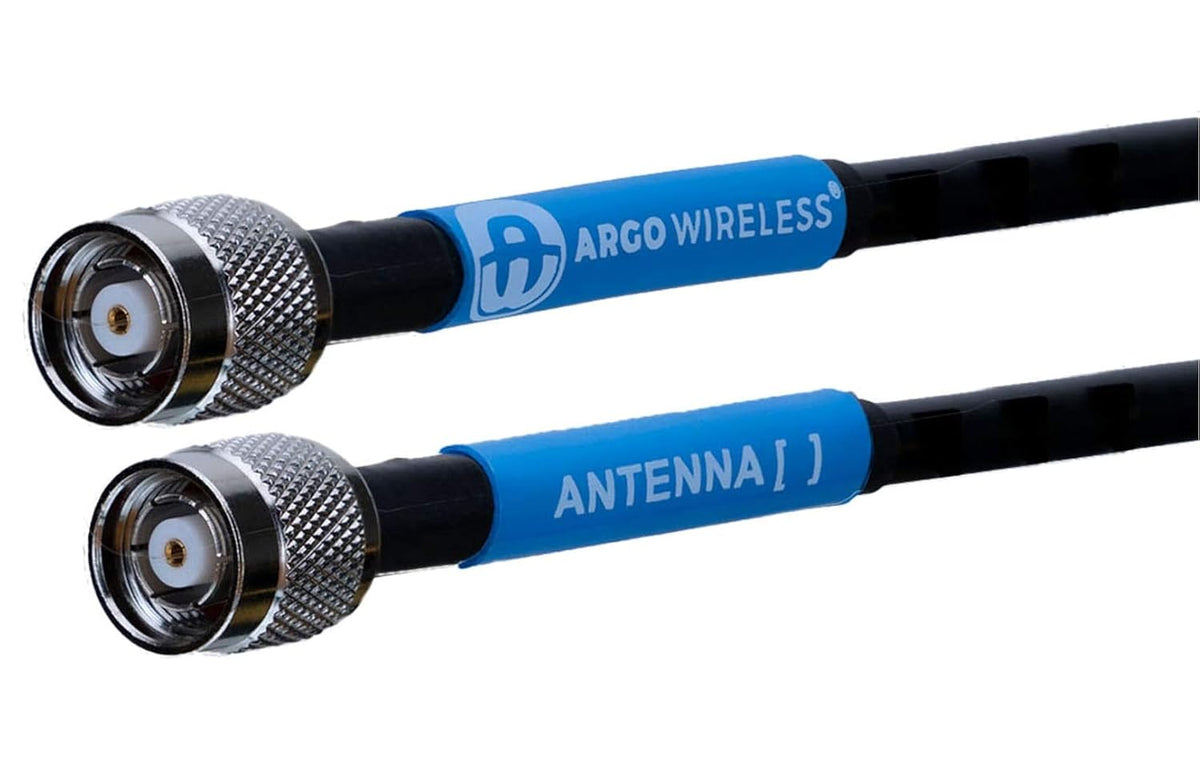 25 ft Low Loss RF Antenna Cable with RP-TNC Male Connectors C2190