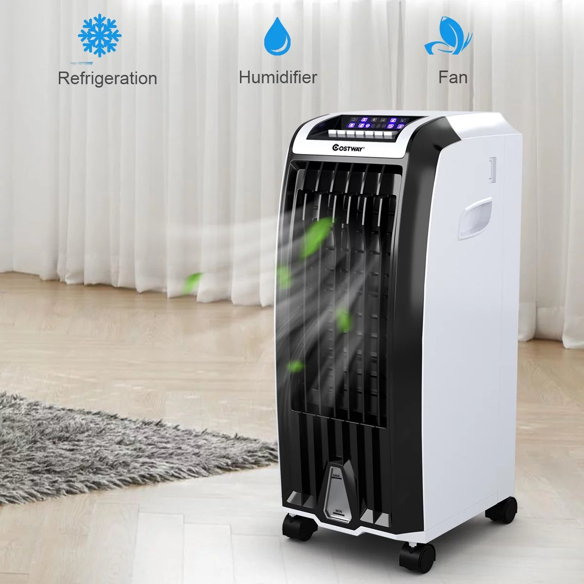 Portable Evaporative Cooler Fan with Remote Control P4704