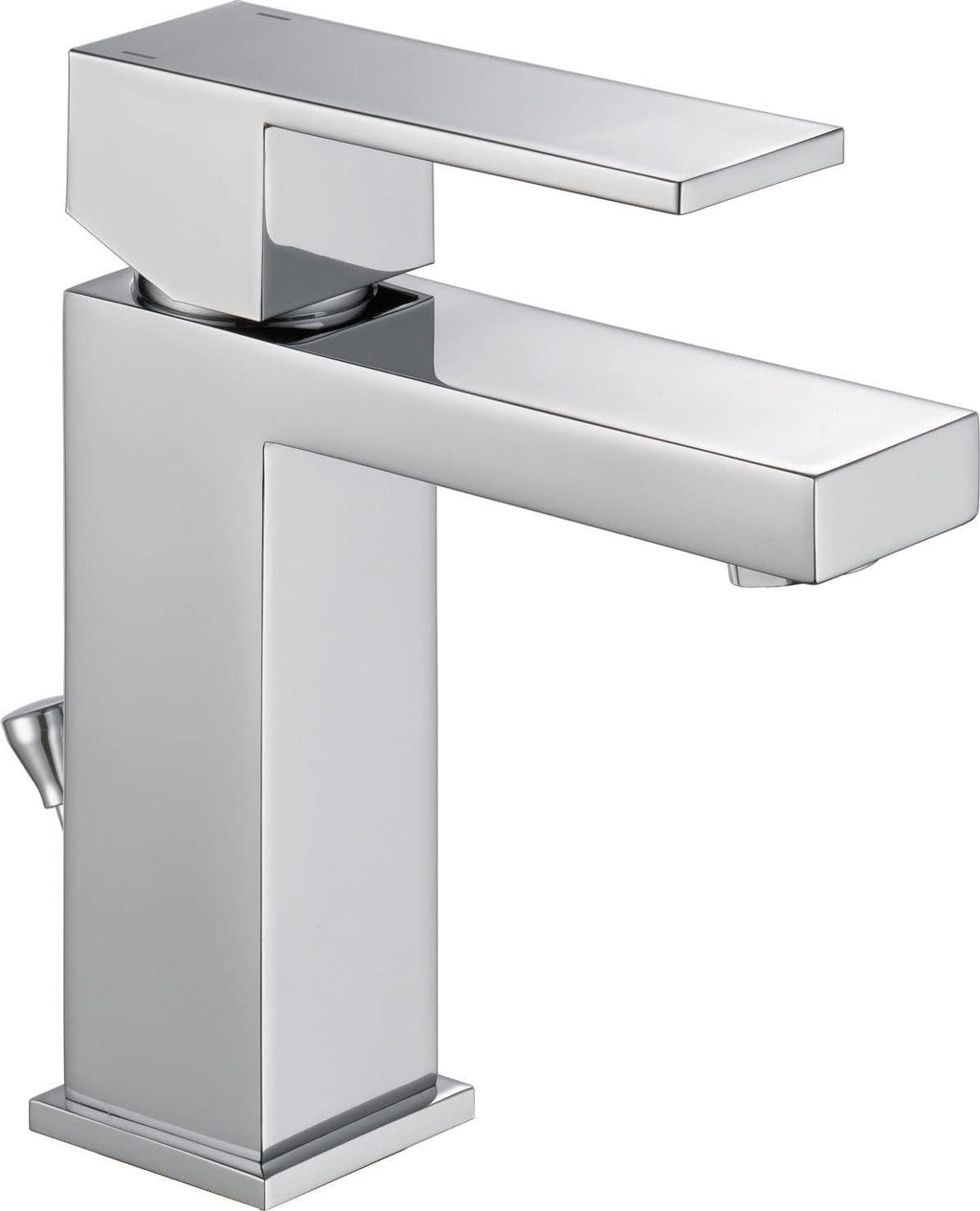 Chrome Single Hole Bathroom Faucet with Drain Assembly G89191