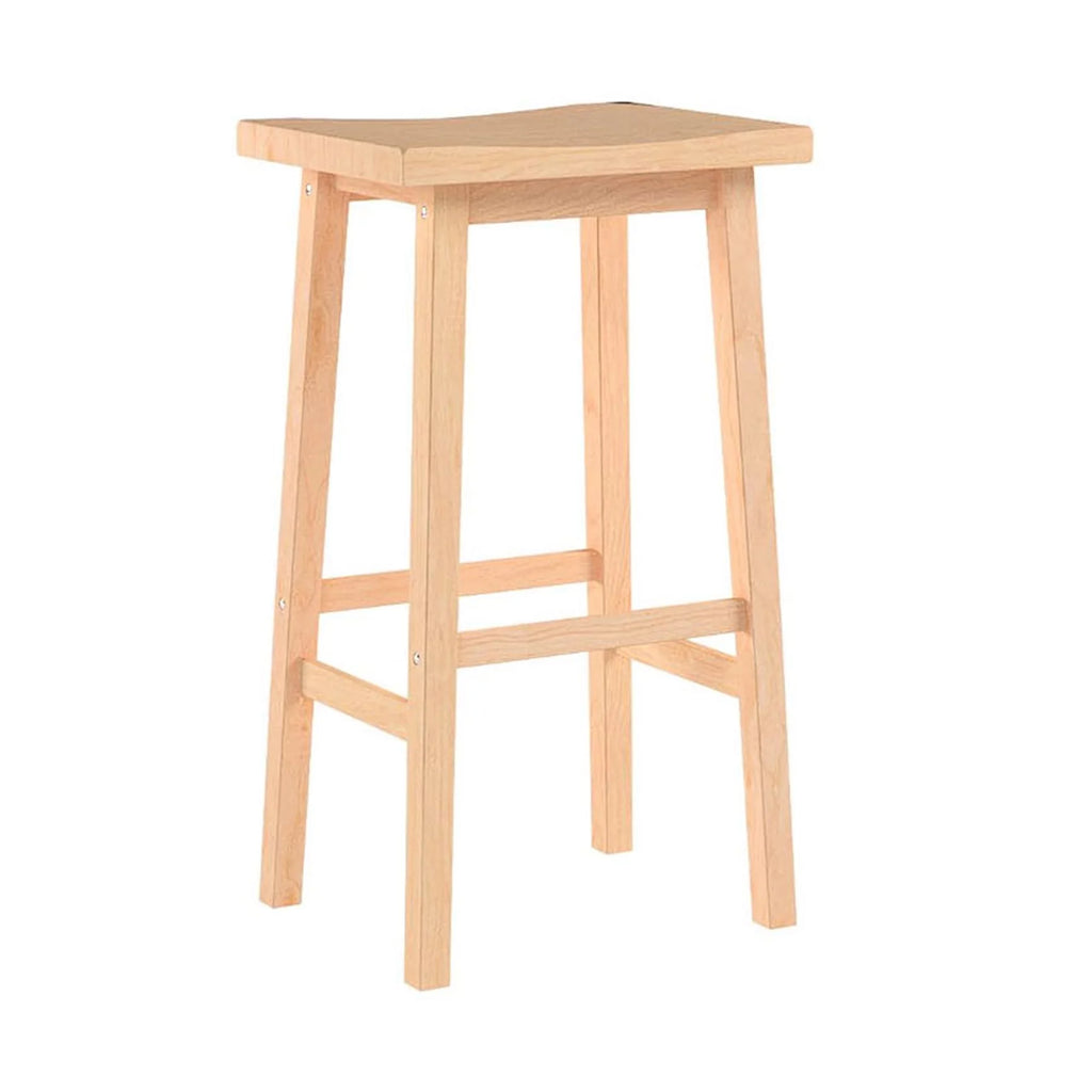 Natural 29In Wood Kitchen Counter Stools 5 Pack B33889