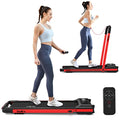 Under Desk Treadmill, 2 in 1 Motorized Portable Foldable Walking Pad with Remote Control Q477670