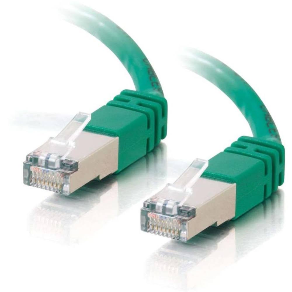 150ft Cat5e Molded Shielded (STP) Network Patch Cable, Green A30559
