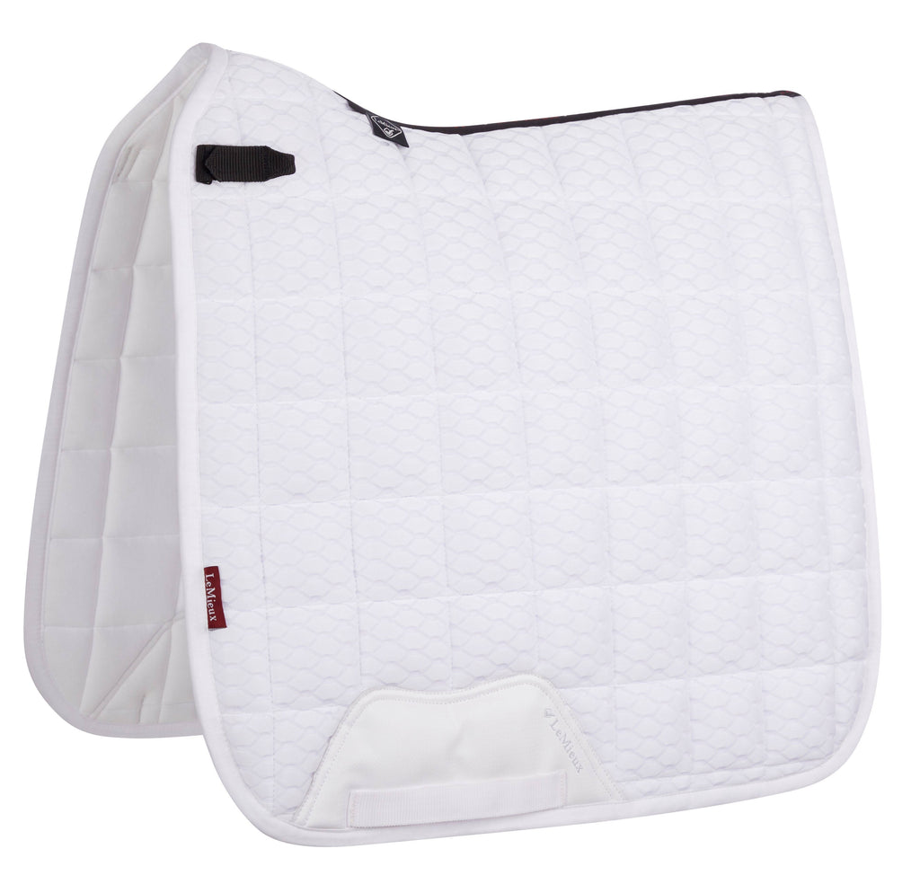 White Mesh Dressage Square Y14590