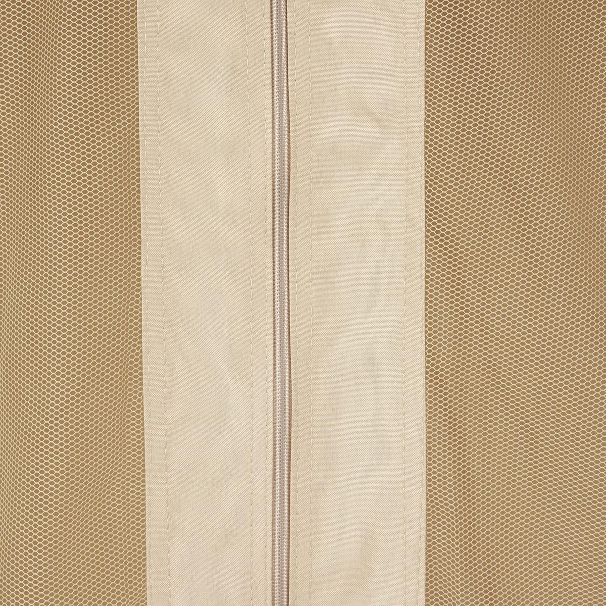 Beige Outdoor Gazebo Canopy with Net Drapery I8799