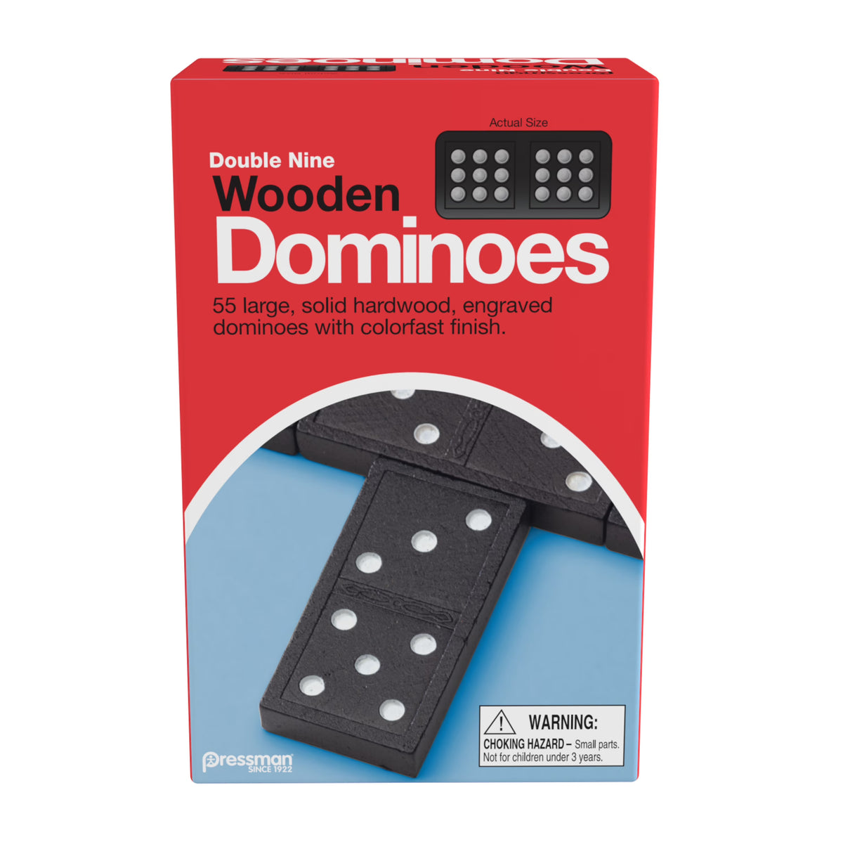 Double Nine Wooden Dominoes P839